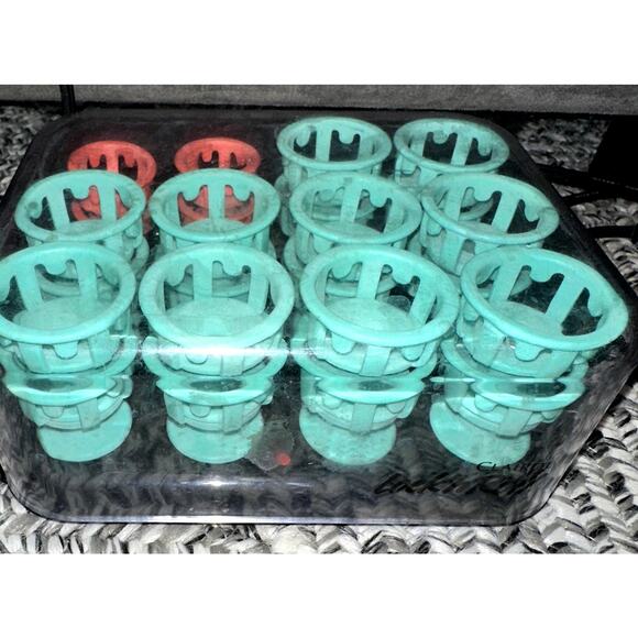 Clairol Lock N Roll Hot Hair Rollers Curlers Spoolies Model BT-1, Missing 2 Pink - Picture 1 of 7